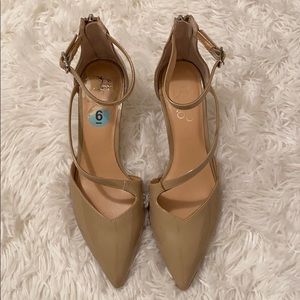 Franco Sarto nude pumps